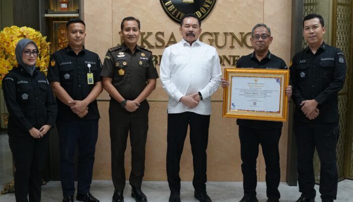 Kejaksaan RI Raih Penghargaan ANRI Berkat Tata Kelola Kearsipan Kategori Sangat Memuaskan