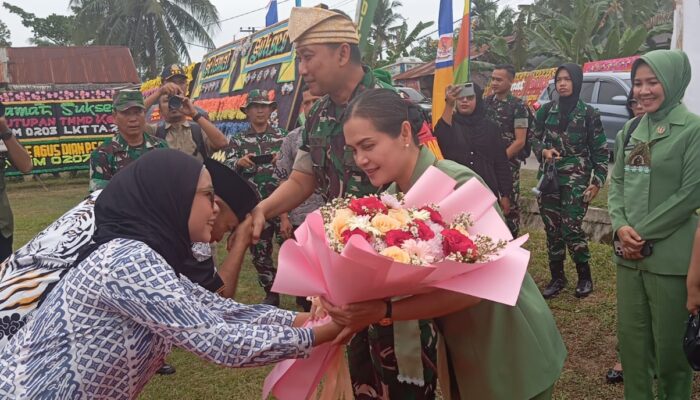 Penutupan TMMD 128 Langkat,Pangdam I/BB Bersama Forkopimda Disambut Tarian Melayu