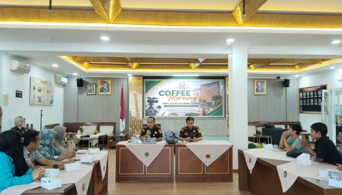 Coffee Morning Kejari Cilegon Bersama Awak Media, Kajari Ajak Bangun Sinergi dan Komunikasi Humanis