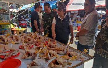 Jelang Idul Adha 1447 H,  Forkopimda dan Kodim 1310/Bitung Sidak Pasar Pastikan Harga dan Stok Bahan Pokok Stabil