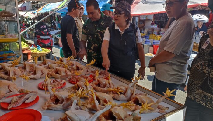 Jelang Idul Adha 1447 H,  Forkopimda dan Kodim 1310/Bitung Sidak Pasar Pastikan Harga dan Stok Bahan Pokok Stabil