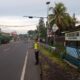 Beri Pelayanan yang Maksimal bagi Pengguna Jalan, Polsek Kerambitan Optimalkan Kegiatan Strong Poin Pagi