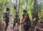 Presiden RI dan Kepala Staf Angkatan Darat Hadir untuk Rakyat, Melalui Satgas Yonif 123/Rajawali Bangun Sumur Bor di Kampung Soba