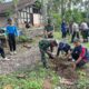 Penghijauan Monumen Trisula, TNI-Polri Bersama SMKN 1 Bakung Wujudkan Kepedulian Lingkungan