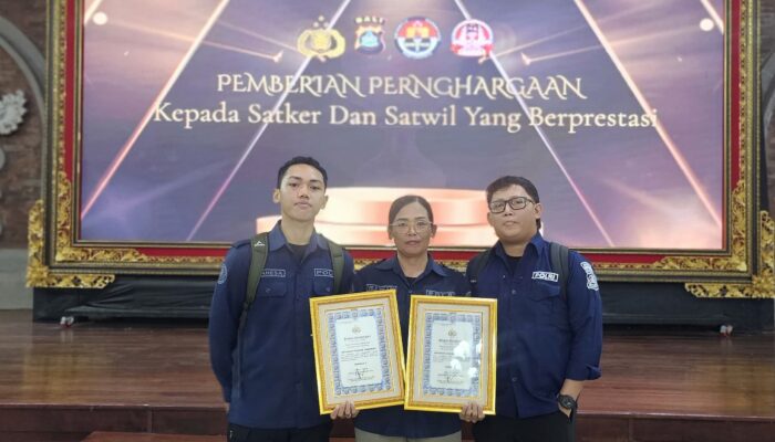 Polres Tabanan Borong Dua Penghargaan pada Rakernis Bidhumas Polda Bali 2026
