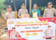 Perkuat Kesejahteraan Warga, Polda Sumsel Salurkan 1.948 Paket Bansos di OKU Timur