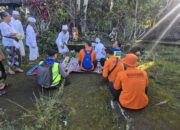 Polsek Pupuan Bersama Tim SAR Gabungan Bergerak Cepat Lakukan Pencarian Pendaki Tersesat