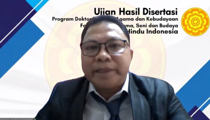 A.A. Gede Dalem Pemayun Sukses Lalui Ujian Hasil Disertasi Doktor UNHI, Hadirkan Model Pelayanan Kesehatan Berbasis Kearifan Lokal Bali