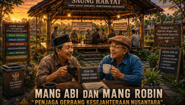 MANG ABI, MANG ROBIN DAN TAMAN RAKYAT YANG TAK PERNAH TUA