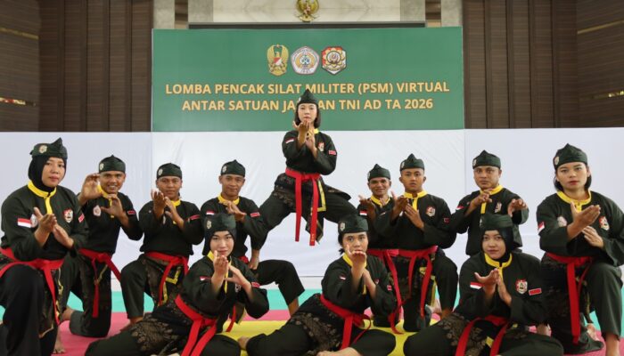 Atlet PSM Kodam XIX Tuanku Tambusai Ikuti Lomba Pencak Silat Militer Virtual TNI AD TA 2026