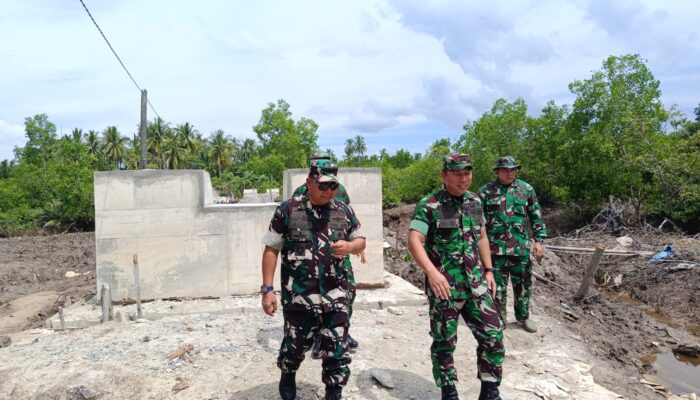 Kasdam Kodam XIX Tuanku Tambusai Tinjau Jembatan Garuda di Dumai, Pastikan Progres dan Kualitas Pembangunan Sesuai Target
