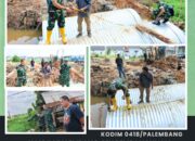 Kasdim Letkol Inf Dery Septiandi Pantau Progres Jembatan Merah Putih di Sako