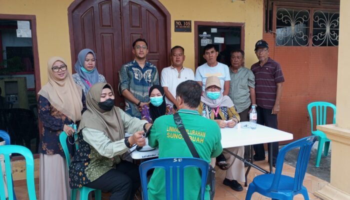 CKG (Cek Kesehatan Gratis) Jemput Bola, Kelurahan Sungai Buah dan Puskesmas Sabokingking Hadirkan Layanan Kesehatan Gratis untuk Warga