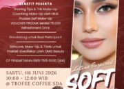 Beauty Class “Soft Glam Latina Look”, Kelas Kreatif Khalsa Berkolaborasi dengan OMG Beauty Paragon Group di Sedati Sidoarjo