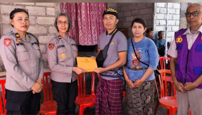 SAGITA Hadir di Tengah Duka, Polres Tabanan Berikan Dukungan Moril dan Pendampingan Psikologis Kepada Anggota
