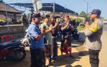 Bhabinkamtibmas Desa Bantas yang Baru Aktif Sambangi Warga dan Amankan Kegiatan Keagamaan
