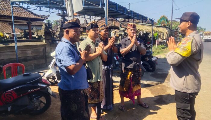 Bhabinkamtibmas Desa Bantas yang Baru Aktif Sambangi Warga dan Amankan Kegiatan Keagamaan