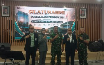 BSI Sosialisasikan Produk dan Layanan Perbankan Syariah kepada Anggota Kodim 0418/Palembang