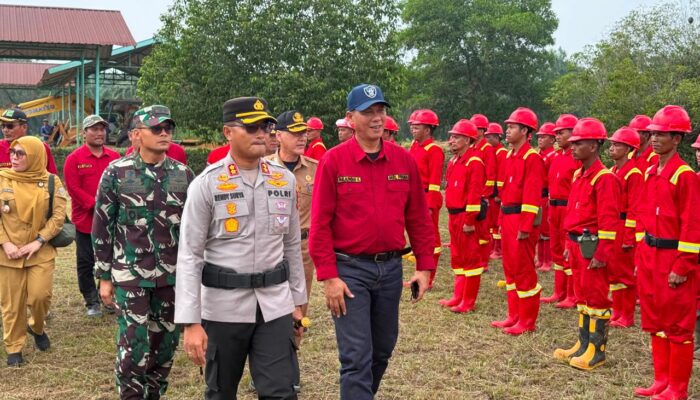 Dukung Program Presiden, Polda Sumsel Gelar Simulasi Penanganan Karhutla di Muratara