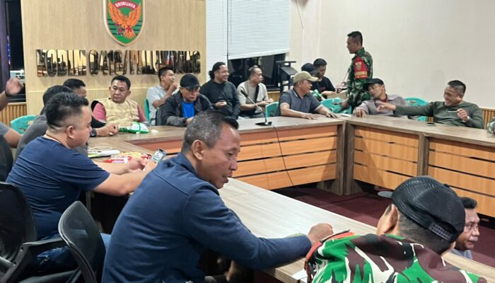 Jaga Kekompakan dan Pererat Silaturahmi, Personel Kodim 0418/Palembang Gelar Nonton Bareng