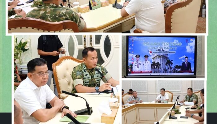 Kasdim 0418/Palembang hadiri rapat Penataan dan Penertiban Kawasan Lapangan Kamboja