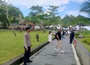 Tingkatkan Pelayanan, Personil Polsubsektor Tanah Lot Melaksanakan Patroli Dan Penjagaan di DTW Tanah Lot