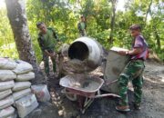 Bakti TNI di Nias Selatan, Jalan Desa Bawonifouso Sepanjang 1,2 Km Terus Dikebut