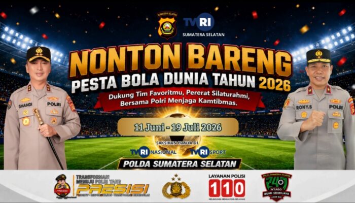 Kapolda Sumsel Ajak Warga Jaga Kamtibmas Lewat Momentum Piala Dunia 2026