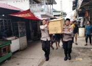 Meringankan Beban Warga, Polsek Banyuasin II Salurkan Bantuan Peti Jenazah untuk Keluarga Nelayan