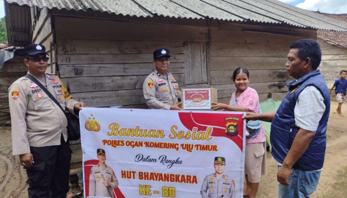 Polda Sumsel Perkuat Kesejahteraan Warga Melalui Distribusi 2.467 Paket Bansos di OKU Timur