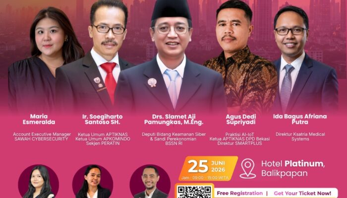 APKOMINDO, APTIKNAS, BSSN RI dan Yorindo Tutup Roadshow Nasional AI Driven Secure & Efficient 2026 di Balikpapan