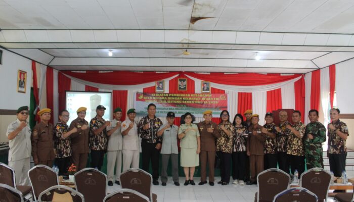 Perkokoh Generasi Muda KBT yang Solid, Berkarakter dan Berwibawa Nasional, Kodim 1310/Bitung Gelar Pembinaan Kesadaran Bela Negara (PKBN)