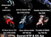 Promo Spesial Yamaha di PT Thamrin Brothers Bangau, DP Mulai Rp500 Ribu, Proses Cepat 1×24 Jam