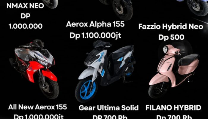 Promo Spesial Yamaha di PT Thamrin Brothers Bangau, DP Mulai Rp500 Ribu, Proses Cepat 1×24 Jam