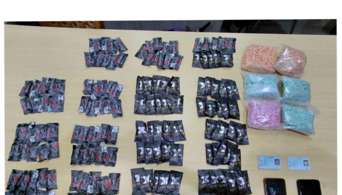 Ditresnarkoba Polda Sumsel Gagalkan Pengiriman 6.000 Butir Ekstasi dari Medan ke Palembang, Dua Tersangka Diamankan