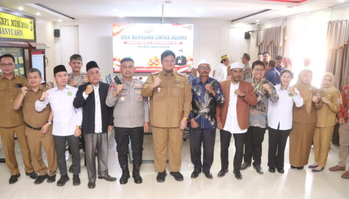 Sambut Hari Bhayangkara ke-80, Polres Banyuasin Gelar Doa Bersama Lintas Agama Perkuat Persatuan Bangsa