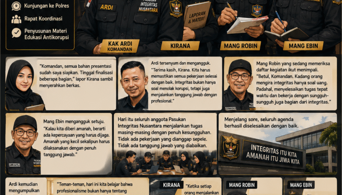 PASUKAN INTEGRITAS NUSANTARA Hari Ke-15: Tanggung Jawab Profesional