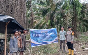 Bhabinkamtibmas Desa Dawas Gencarkan Imbauan Stop Illegal Drilling kepada Masyarakat