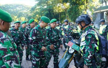 Wujudkan Medan Nyaman dan Aman,Dandim 0201/Medan Lepas Patroli Tim Anti Begal 