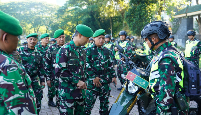 Wujudkan Medan Nyaman dan Aman,Dandim 0201/Medan Lepas Patroli Tim Anti Begal 
