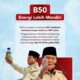 Presiden Prabowo Ukir Sejarah Dunia, B50 Jadi Tonggak Baru Kedaulatan Energi Indonesia