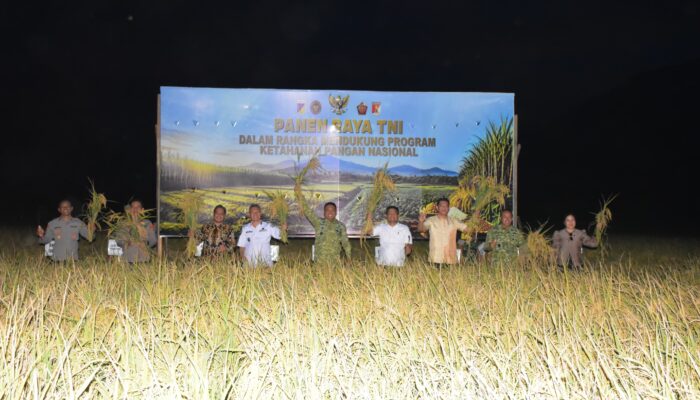 Danrem 132/Tadulako Bersama Pangdam XXIII/Palakawira Hadiri Panen Raya TNI, Perkuat Ketahanan Pangan Nasional”