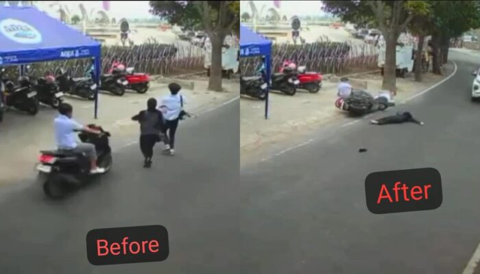 Dua Pejalan Kaki Tertabrak Sepeda Motor di Depan Warung Seblak GSM Bandung, Satu Korban Sempat Mengalami Kejang