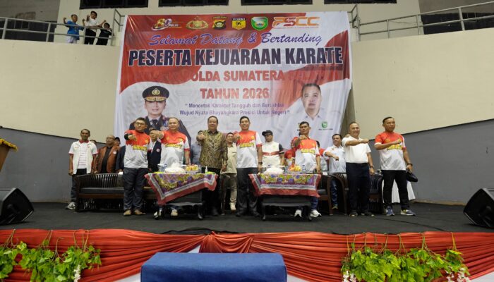 Polda Sumsel Sukses Gelar Kejuaraan Karate Kapolda Cup 2026, Wujudkan Generasi Berprestasi dan Berkarakter