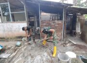 Hari Kedelapan TMMD ke-129, Pembangunan RTLH Bapak Fernando Terus Dikebut, Harapan Memiliki Rumah Layak Kian Dekat