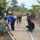 Gotong Royong Satgas TMMD dan Warga Percepat Penyelesaian RTLH Ibu Sriyanti