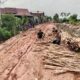 Hujan Bukan Halangan, Satgas TMMD ke-129 Kodim 0418/Palembang Kebut Pembangunan Jalan