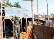Pembangunan RTLH Ibu Suarni Capai Tahap Pemasangan Kusen pada Hari Ke-11 TMMD ke-129