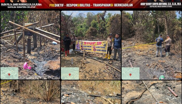 Respons Cepat Polres Muratara: Olah TKP Insiden Sumur Minyak Ilegal Rampung dalam Hitungan Jam