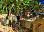 Bakti TNI Hadirkan Akses Jalan Lebih Baik bagi Warga Hilihambawa